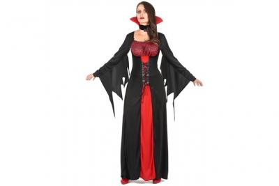 TOTALCADEAU Costume de vampire pour femme d&eacute;guisement dracula Taille unique 