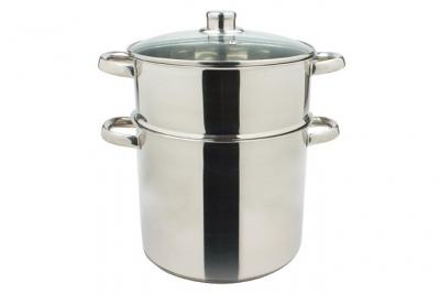 HORA Couscoussier inox 24 cm 9 litres - Trend'up - Argent - Inox