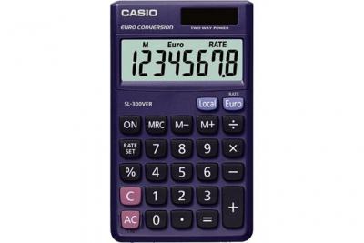 CASIO Calculatrice de poche SL-300VER - 8 chiffres