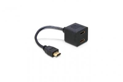 DELOCK  Adaptateur HDMI Male / 2 HDMI Femelle