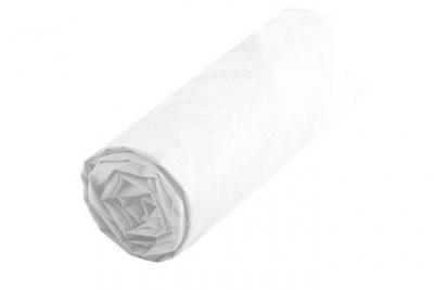 STOF Lovely Casa DH44820001 Alicia Drap Housse Coton Blanc 200 x 180 cm