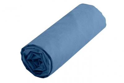 STOF Lovely Casa DH34820012 Alicia Drap Housse Coton Bleu 200 x 160 cm