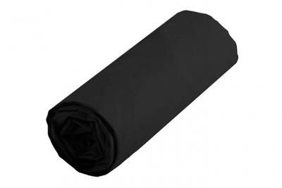 STOF Lovely Casa DH34820015 Alicia Drap Housse Coton Noir 200 x 160 cm