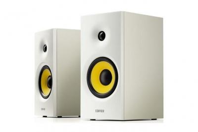 EDIFIER  R1080BT Haut-Parleur 2-Voies 24 W Blanc avec Fil &sans Fil