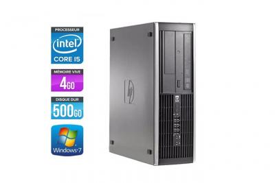 HP Unit&eacute; centrale  Elite 8300 SFF - Noir - Intel Core i5-3470 / 3.20 GHz - RAM 4 Go - HDD 500 Go - DVDRW - Gigabit Ethernet - Windows 7 Professionnel 