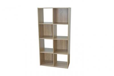 Meuble de rangement contemporain COMPO - Ch&ecirc;ne - L 62 cm - 8 cases
