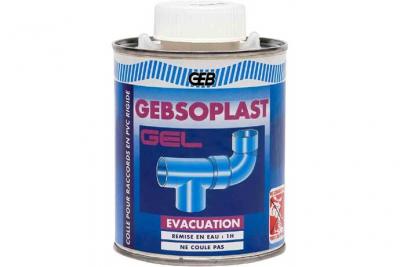 GEB Colle &eacute;vacuation en gel pour raccords en PVC rigide 500ml