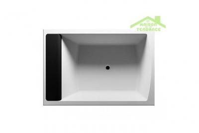 Grande baignoire duo acrylique RIHO SAVONA 190x130 cm-Blanc-Blanc--