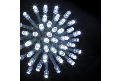 FEERIC LIGHTS & CHRISTMAS Guirlande programmable 300 LED 30 m&egrave;tres blanc froid FT