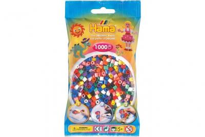 HAMA Sachet de 1000 perles a repasser  midi couleurs assorties - loisirs creatifs - 207-00 
