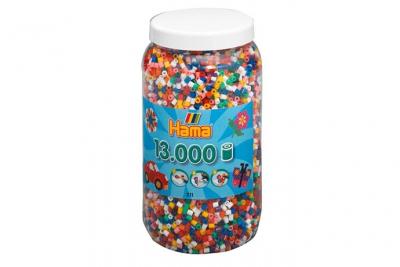 HAMA Pot de 13000 perles &agrave; repasser 