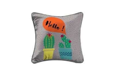 Housse De Coussin ""cactus"" 40x40cm Multicolore