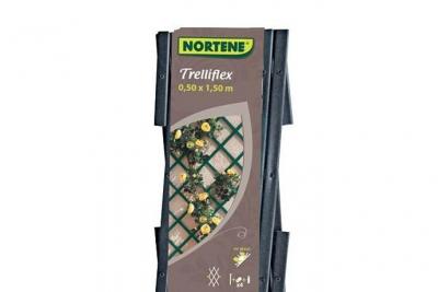 NORTENE Intermas - treillis extensible en pvc 1 x 2 m gris treilliflex 2005797