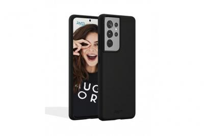 JAYM Coque souple  pour Samsung Galaxy S22 Ultra - Noir - Protection ferm&eacute;e sur tout le contour