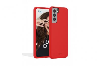 JAYM Coque Galaxy S22 Plus - Silicone - Rouge