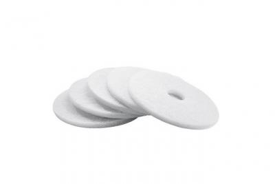 KARCHER  &ndash; Lot de 5 pads tr&egrave;s souple blanc 330mm