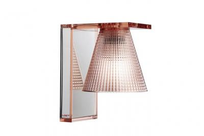 KARTELL  - Light-Air Lampadaire mural, cristal clair / rose