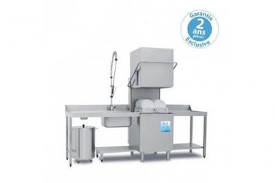  Lave vaisselle &agrave; capot professionnel avec affichage digital   panier 500 x 500 mm   Elettrobar 