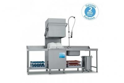  Lave Vaisselle &agrave; Capot Panier 500 x 500 mm Ouverture Capot 400 mm