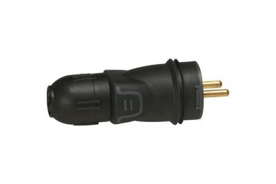 LEGRAND Fiche Male 16A 2P+T Ip55 En Caoutchouc Avec Bornes Auto