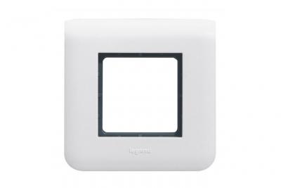 LEGRAND  Plaque support fixation &agrave; griffes 2 modules Mosaic blanc