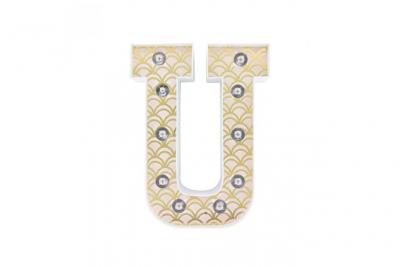 HOME DECO FACTORY THE  HD1558 Lettre lumineuse Papier Multicolore