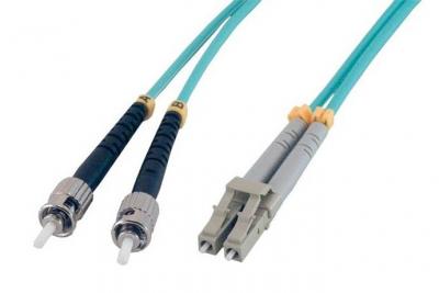 MCL SAMAR Mcl jarreti&egrave;re optique om3 duplex 50125 multimode - st lc 2m FJOM3/STLC-2M