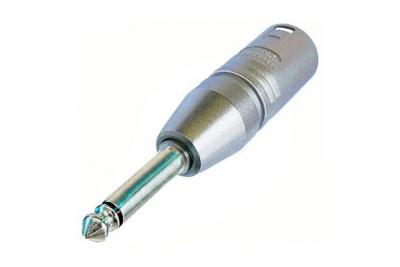 NEUTRIK  NA 2 MP adapter XLR male/6,35 mono - Adaptateurs