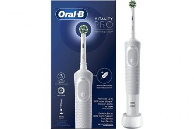 ORAL B Oral-B Vitality Pro Brosse &Agrave; Dents &Eacute;lectrique Blanche, 1 Brossette