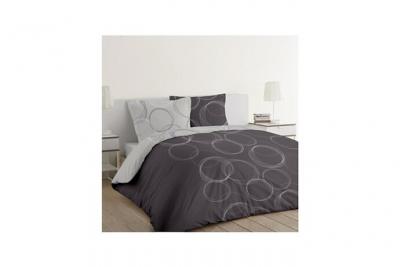 VISION  Parure De Couette Lenny - Housse De Couette 140x200cm + Taie 65x65cm