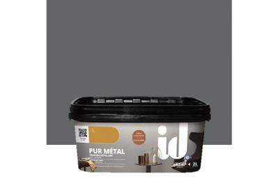 ID  Paris - Peinture d&eacute;corative pur metal 2L plomb plomb