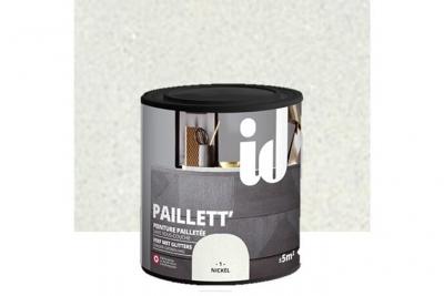 ID PARIS  - Peinture meubles et boiseries paillett 500ML nickel nickel