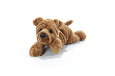 PLUSH&COMPANY Plush & Company - 05925 - Peluche - Ruga Chien Sharpei Allong&eacute; - 40 cm