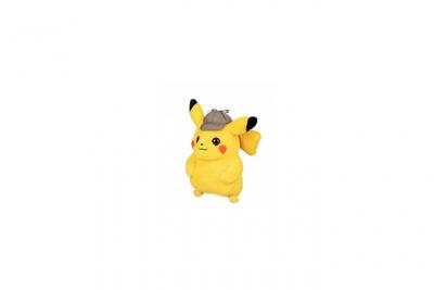 POKEMON  - film D&eacute;tective Pikachu - Peluche 20 cm D&eacute;tective Pikachu