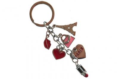 GENERIQUE Porte clefs en m&eacute;tal Paris charms - Beaut&eacute; 