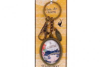 VERITY ROSE Porte cl&eacute; Kontiki Porte-clefs Je t'aime 