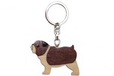 LE MONDE DES ANIMAUX Porte cl&eacute;s Chien 