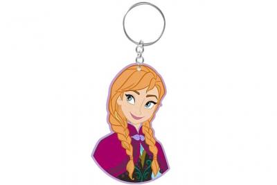 LA REINE DES NEIGES Porte cl&eacute;s gomme Frozen - Anna 