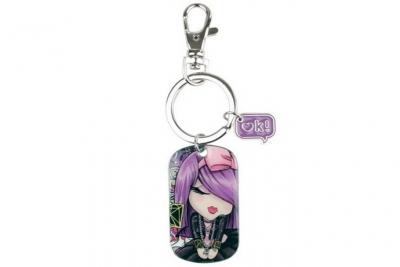 KIMMIDOLL LOVE Porte cl&eacute; Kontiki Porte cl&eacute;s plaque d&eacute;co  Eve Elle