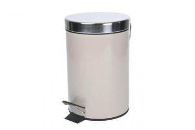 DOUCEUR D INTERIEUR Douceur d'Int&eacute;rieur 6PSB052TA Poubelle M&eacute;tal Taupe 3 L
