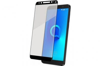 ALCATEL Prot&egrave;ge-&eacute;cran -  - 3X (5058) - Verre tremp&eacute; - Noir - 0.33 mm