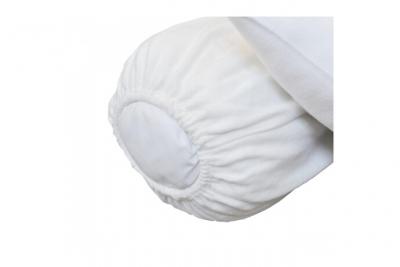 TERRE DE NUIT Prot&egrave;ge traversin molleton 160 gr/m&sup2; fermeture &eacute;lastiques 140 cm