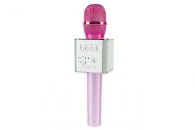  Hobby Tech - Q9 - Microphone sans fil Bluetooth Karaoke avec haut-parleur pour iPhone Android - Or r