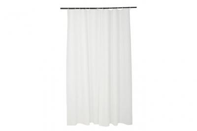 Rideau douche peva 180x200cm - theme vitamine Blanc