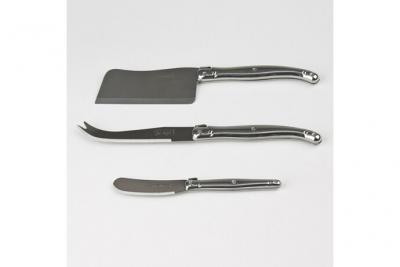 LAGUIOLE JEAN DUBOST&REG; Set de 3 pi&egrave;ces &agrave; fromage inox - Jean Dubost - Argent - Inox