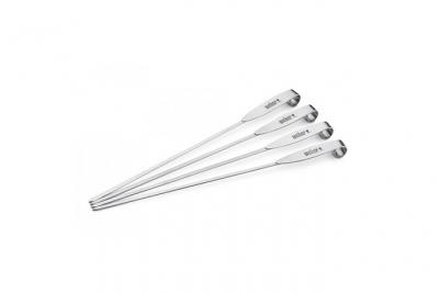 WEBER GRILL Weber B00QXZBL2C Lotto di 4 Spiedini per Elevazione Verticale Sistema per Modello 7618