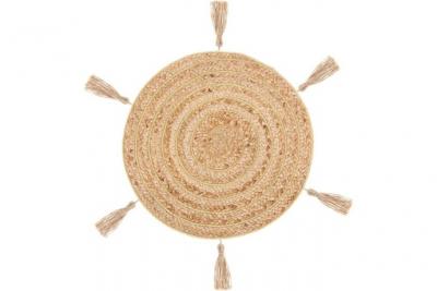 ATMOSPHERA Set de Table en Jute Lurex 38cm Naturel