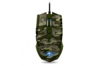 SPIRIT OF GAMER Souris Gamer Commando Elite Edition Camouflage avec Rapid Fire - Neuf