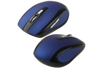 YONIS Souris Sans Fils Universelle Optique 2600 Dpi 2.4 Ghz USB Plug & Play Bleue Neuf -  