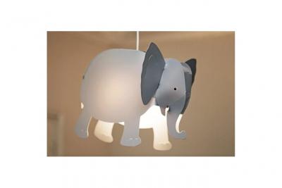 R&M COUDERT R&M Coudert Lampe Suspension Chambre Enfant Elephant Gris